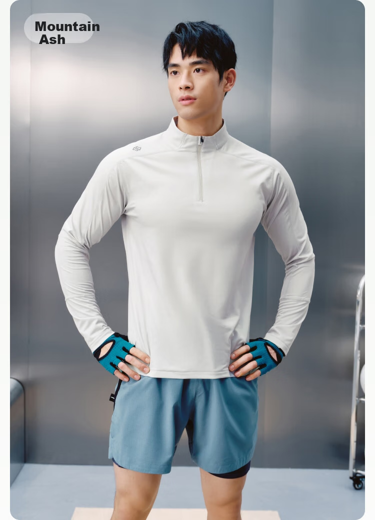 JD Original Summer Sports T-Shirt for Men, Running Fitness Training Base Layer Long-Sleeve Quick-Dry Top Premium Clothing, Black XL 21