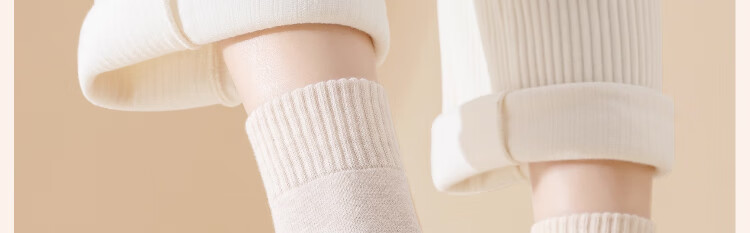 Guxu Disposable Men's Socks Daily Use Pure Cotton Winter Mid-Calf Travel Thickened Fleece Lined Wash-Free Men's Socks 10 Pairs 24