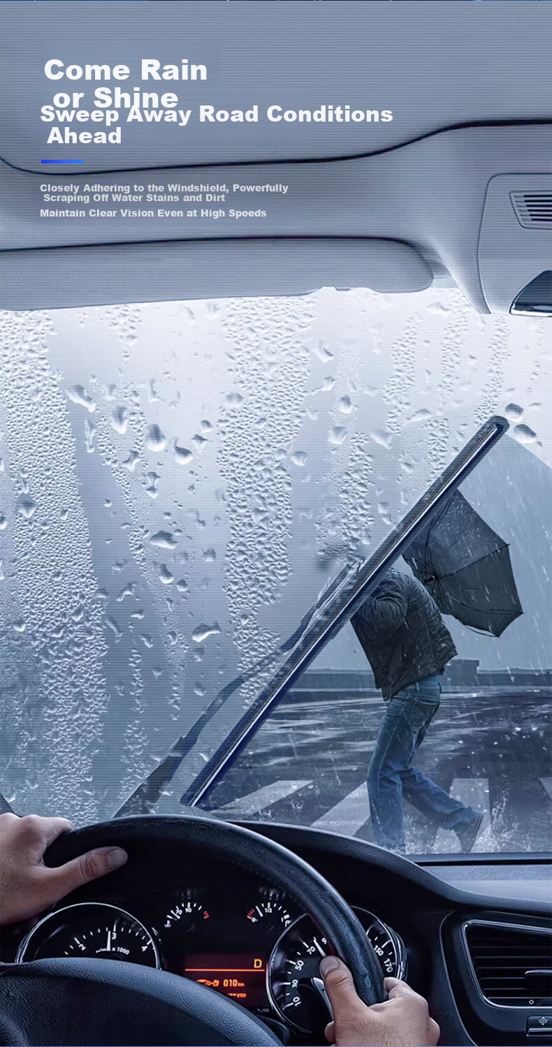 Qilinguang Windshield Wiper for BYD Tang/Tang EV/Tang DM/Tang DM-I/Tang DM-P, Boneless Wiper Blade 26/16 8
