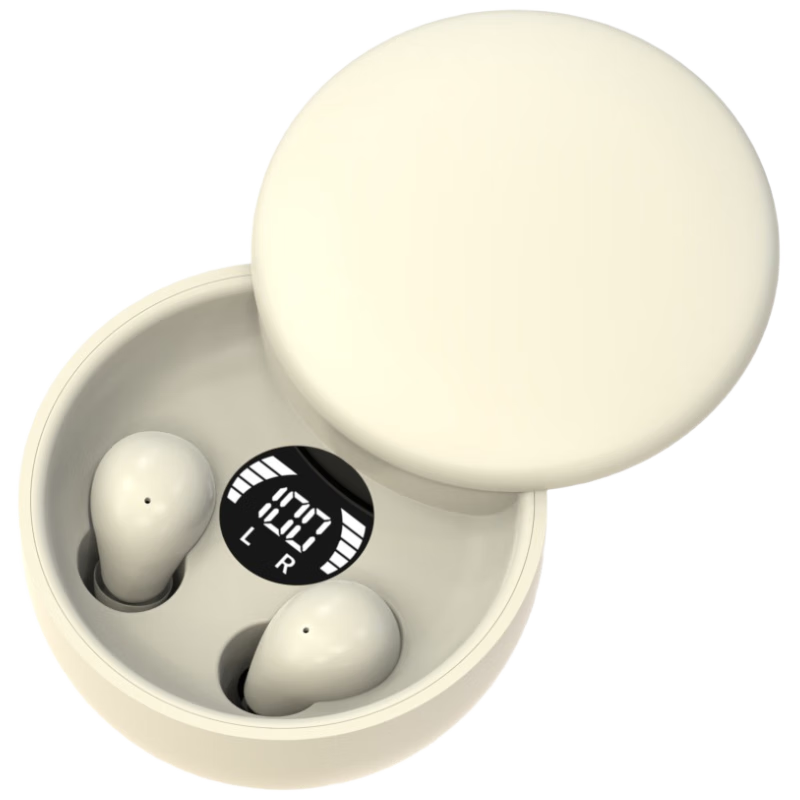 Yinwangsi High-Quality Mini Bluetooth Earbuds Invisible Hidden Work Earphones Ultra-Compact In-Ear Non-2mm Compatible with Apple iPhone
