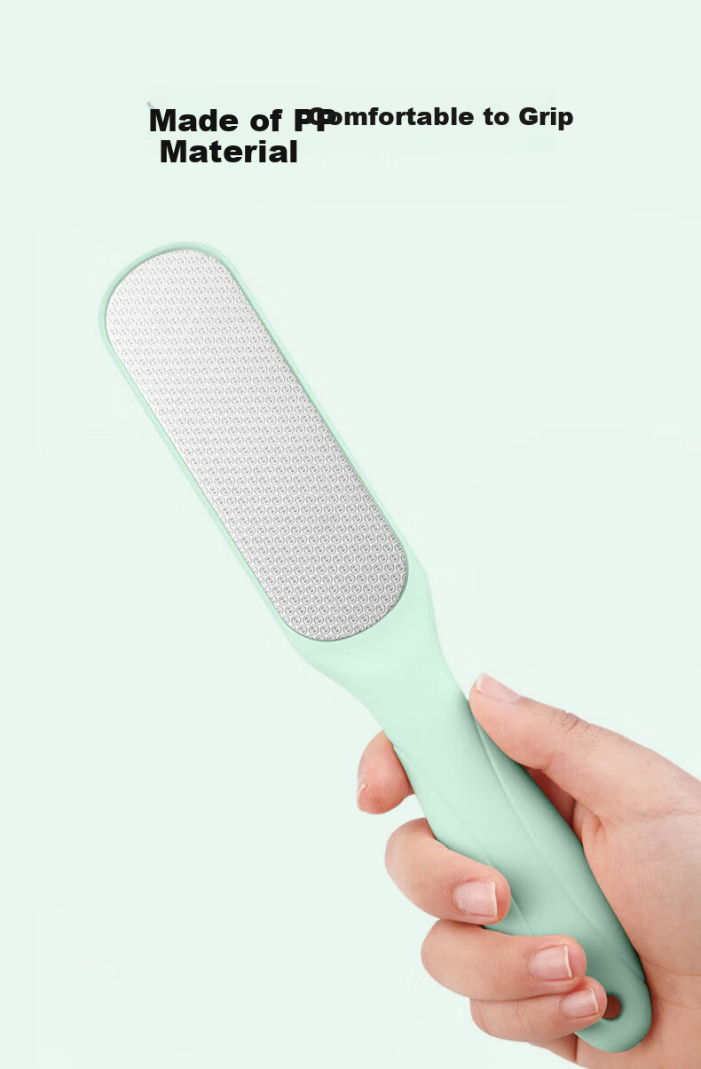 Baoshi Foot Scrubber, Pumice Stone for Removing Dead Skin And Calluses, Double-Sided Heel Scraper for Thick Skin, Portable 8