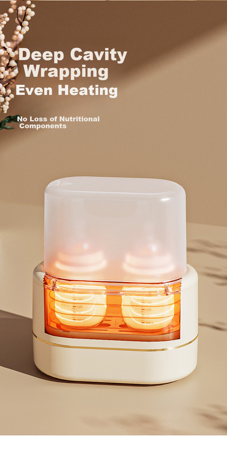 Xenbea Milk Warmer And Sterilizer, Two-In Defrosting And Heating, Breast Milk Storage And Heating, Baby Bottle Warmer, Constant Temperature Milk Warmer, 8270 7