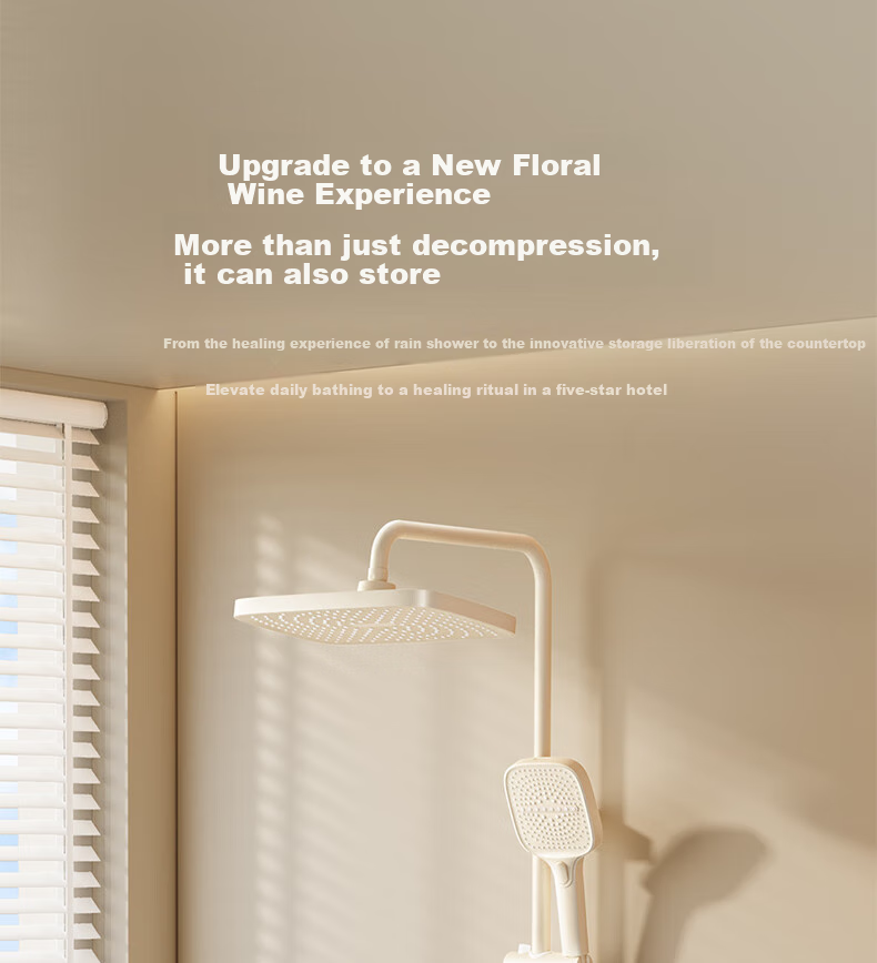 Micoe M3+Pro Thermostatic Shower Set Four Seasons Bathroom High-Pressure Shower Head Milk White 3
