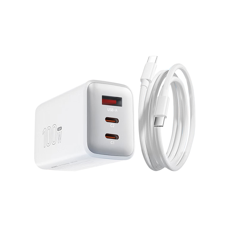 KOVOL 100W GaN Charger Set Compatible with Xiaomi/Apple 17/16/15 PD 45W 40W Multi-Port Type-C Fast Charger for Samsung Huawei Mate70 Phone MacBook