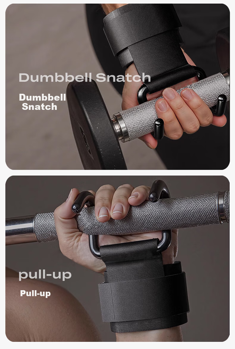 Qituozhe Pull-Up Assistance Hook, Wrist Support Hook, Anti-Slip Iron Hook, Single Bar Auxiliary Device, Lumbar Traction, Hanging Stretching 9