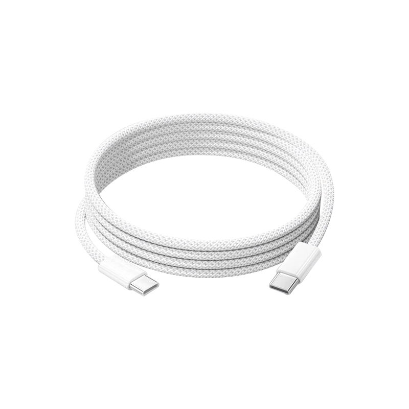 AMKE Apple 15 Charger Cable 60W Fast Charging iPhone 16 Plus/Pro Max/17 Air Original Dual Type-C Data Cable [Original Genuine] C to C Braided Cable