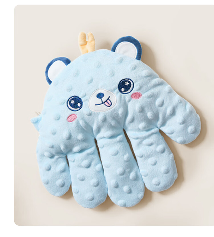 Aibao Baby Soothing Palm Automatic Sleep Patting Device Electric Comfort Pillow Anti-startle Blue Bear 2501 17