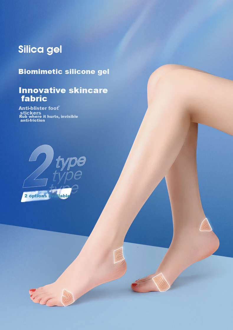 Maigaole High Heels Anti-Friction Heel Pads for Women, Invisible Transparent Anti-Friction Pads for Single Shoes And Sandals, Freely Applyable Lip Pads 4