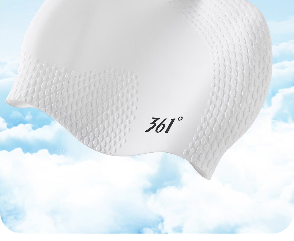 361° Silicone Swimming Cap for Adults Unisex Long Hair Waterproof Comfortable Professional Non-Slip Swimming Cap 5