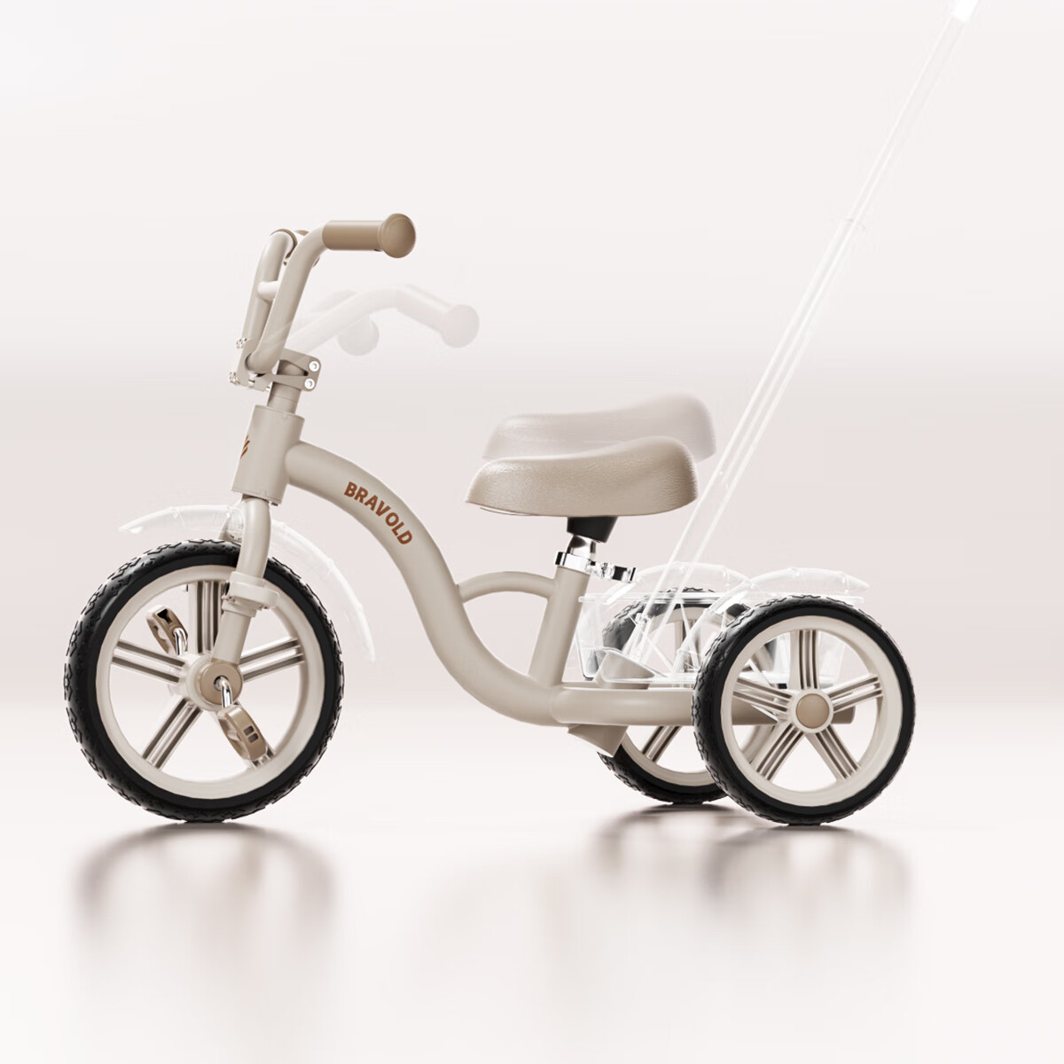 BRAVOLD Xiaoshiguang Children's Tricycle 1-3-5 Years Balance Bike Boys Girls Birthday First Year Gift Push Car 13