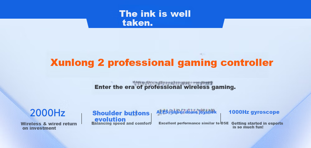 Mojiang Xunlong 2 Star Flash Wireless Game Controller, Carbon Film Joystick, Apex/Switch/PC Computer Steam, Horizon 6, Infinite Warmth, Black Myth: Wukong Carbon Film Versio 1