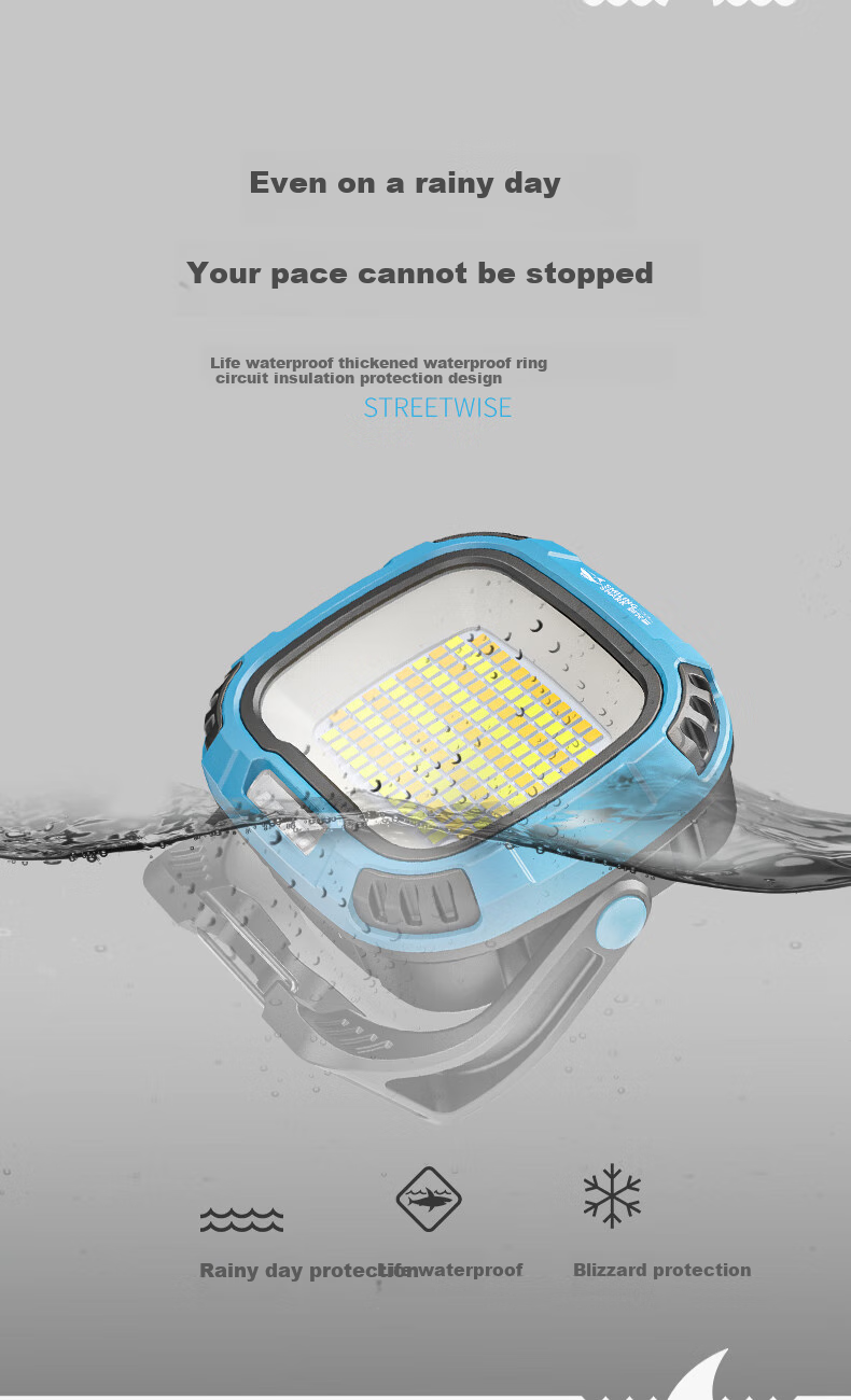Weixiaosha 892 Work Light, Auto Repair Maintenance, All-Terrain Ultra-Bright Outdoor Camping Light, Strong Beam, Street Vending Lighting, Emergency Waterproof 12