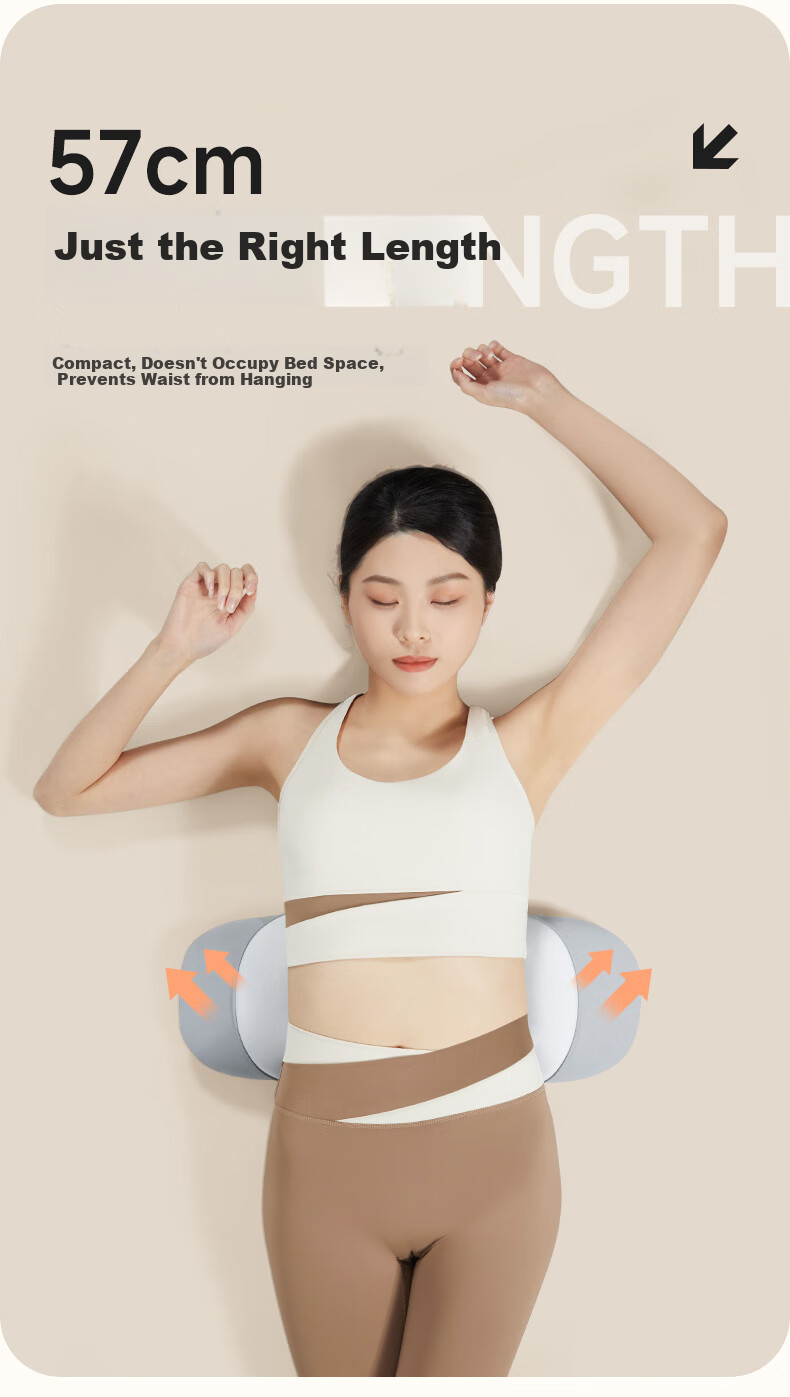 Silaiyi Lumbar Support Pillow, Back Cushion, Bed Back Pad, Pregnancy Waist Brace, Memory Foam Lumbar Disc Support 7