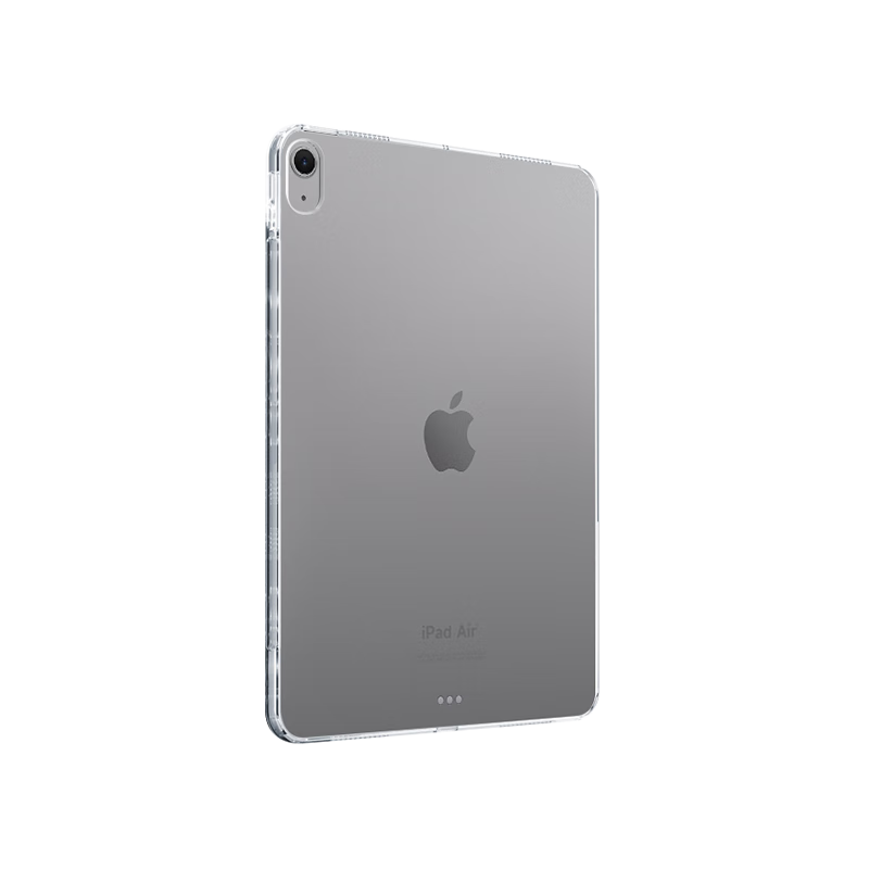 Coolerfun Silicone Case for iPad Air 5/4 10.9/11 Inch 2022/2020 Apple Tablet Lightweight Transparent Soft Full-Cover Shockproof with Corner Airbags and Heat Dissipation