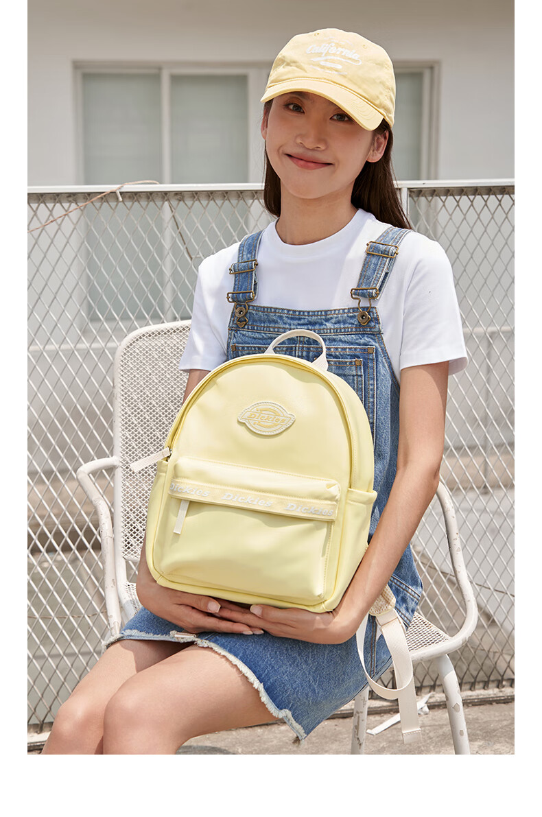 Dickies Summer Dopamine Large Capacity Backpack for Women College and High School Students Blue 14