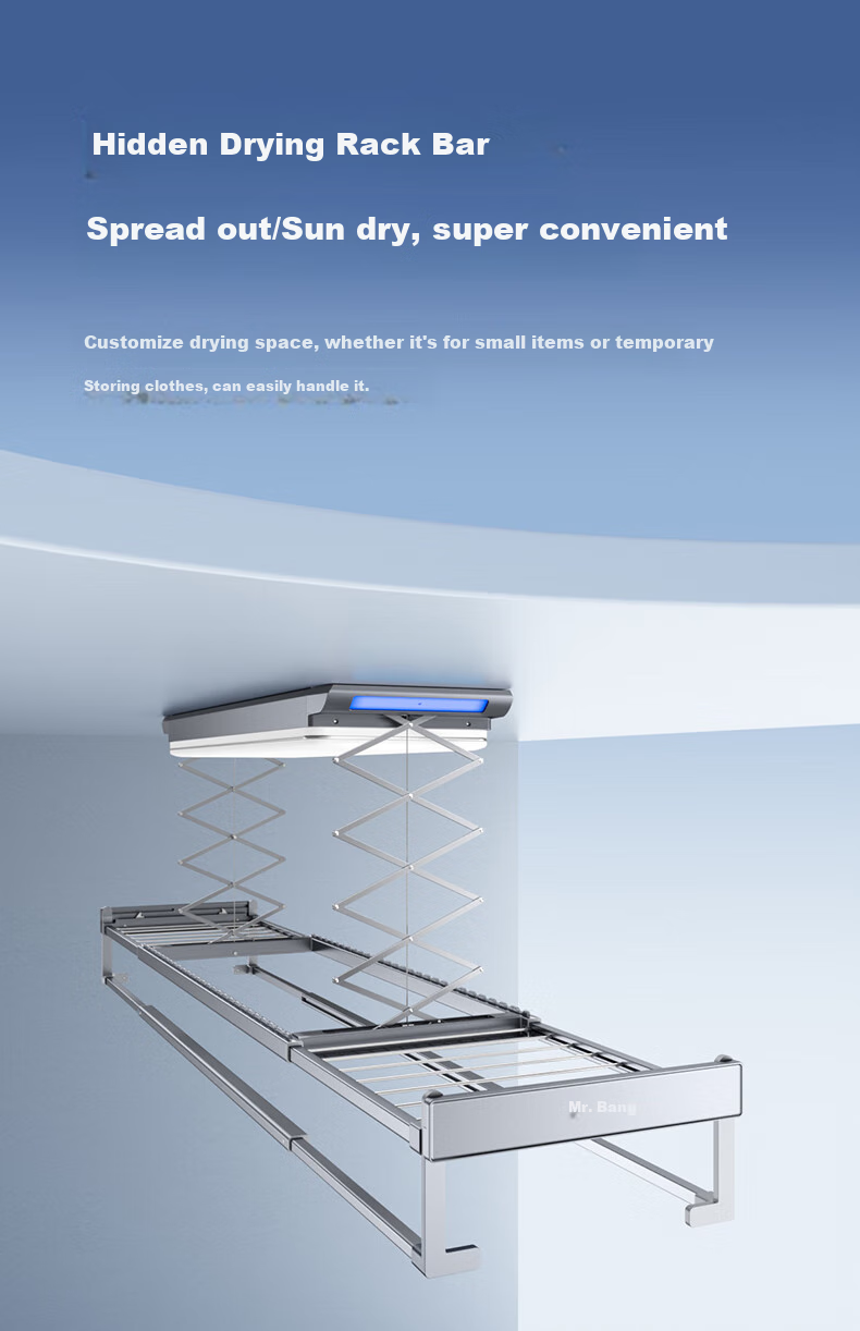 Bangxiansheng Intelligent Electric Clothes Drying Rack, Hidden Fully Automatic Mijia Smart Balcony Clothes Drying Rack, M66CPRO 3