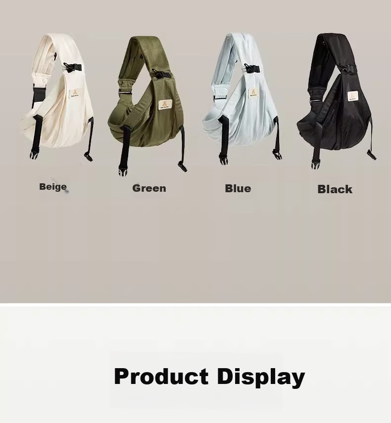 FENYE Baby Carrier, Newborn Front-Carried Breathable Comfortable Support Portable for Outings, Beige 13