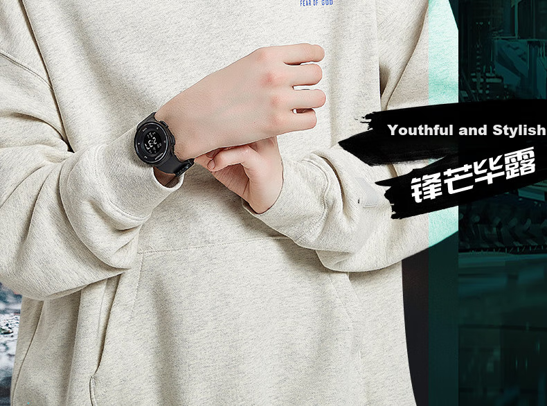 40,000 Kilometers Middle School Student Smart Lightweight Girls Sports Waterproof Vibration Alarm Clock Step Counter Wristband Children's Day Gift 3