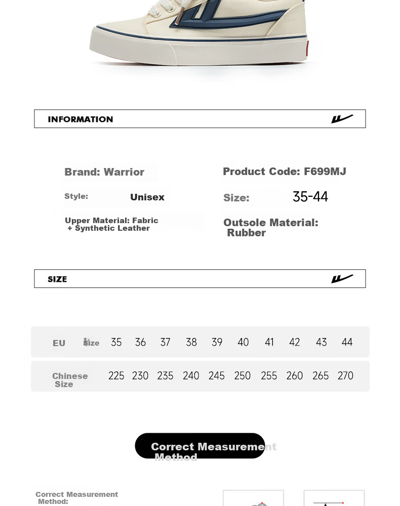 Huili Official Women's Canvas Shoes, 2026 Summer Retro Casual Sneakers, Lightweight White Shoes for Women, Beige Deep Blue, Size 36 6
