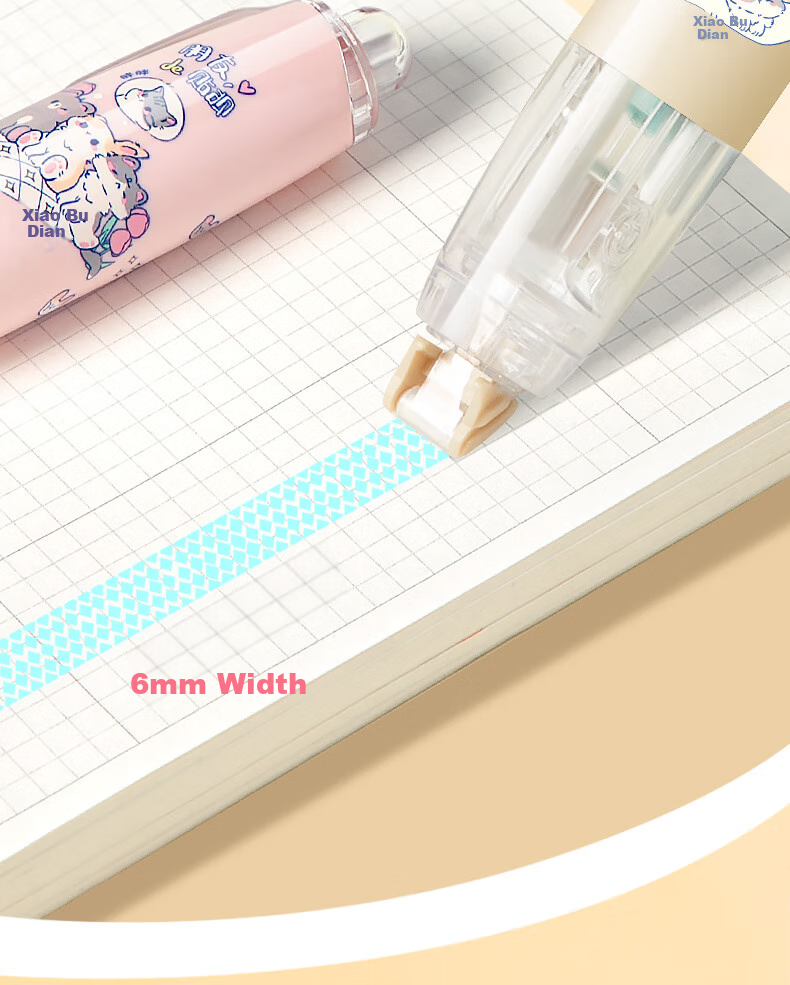 CHANGLi Push-Button Dot Glue Correction Tape Double-Sided Transparent High-Adhesive Student Error Correction Tape Journal Sticker Dot Glue Pen Children's Handcraft Dotted Double-Sided Adhesive Glue Large Capacity 9