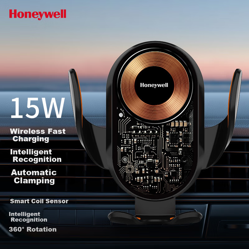 Автомобильное беспроводное зарядное устройство Honeywell HZX7, держатель для телефона с креплением на вентиляционное отверстие, 15 Вт