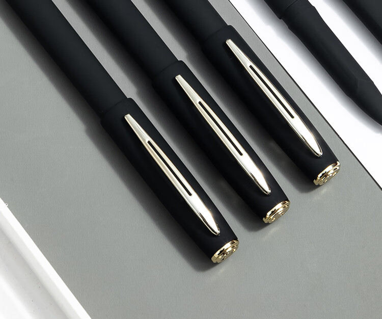 JD Jingdong Manufacture Business Neutral Pen 1.0mm Black 10-Pack Bullet Tip Large Capacity Cap-Off Signature Pen Office Meeting 1200m Writing JD1052 1