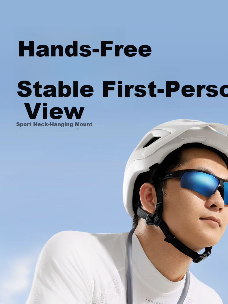 UGREEN Action Camera Neck Strap, First-Person Perspective Shooting for Vlog, Outdoor Cycling And Fishing Filming, Compatible with DJI Action6/5Pro/4/Insta360 AcePro2 Accessories 3