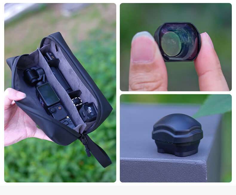 NEEWER Filter for DJI Pocket 4/3 Action Camera, Magnetic Quick-Release, Telephoto Lens, Single Piece 17