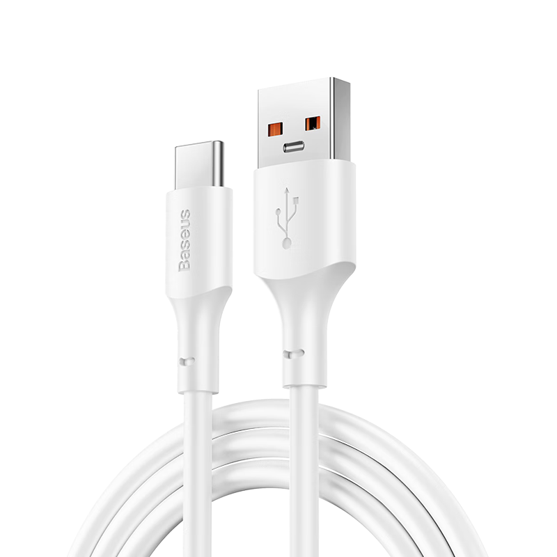 BASEUS Type-C Data Cable, 6A, Compatible with Huawei Honor Super Fast Charging 100W/88W/66W, USB-C Car Charger for Pura80/Mate70, Xiaomi Phones And Tablets, 1.5m