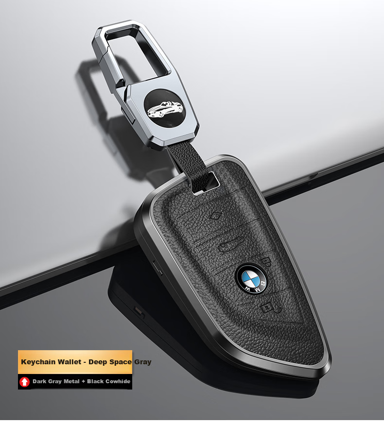 Xiangdaxia Car Key Chain, Multifunctional Key Pendant, Anti-Loss Hanging Ornament, Personalized Creative Car Key Ring for Men, Black 19