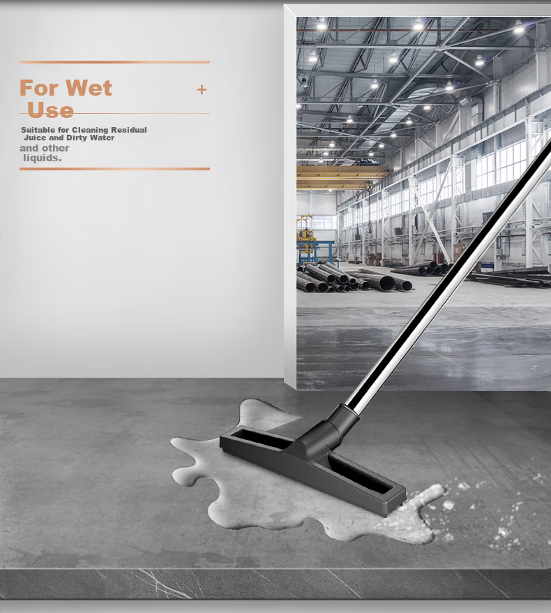 Jienuo 3200W Commercial Industrial High-Suction Vacuum Cleaner for Workshop And Factory, Powerful Wet And Dry Dual-Use Dust Removal Machine with 70L Large Capacity JN309 Floor Brush Deluxe Model 12