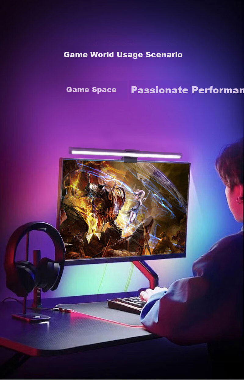 Youhuoda Monitor Screen Hanging Lamp, Laptop And Desktop Eye Protection Lamp, Smart Screen Light for Computer 7