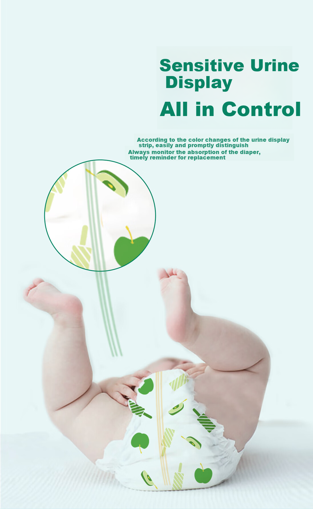 Bibabaobei Ice Cream Special Pull-Up Diapers, XXL Size, 32 Pieces (≥15kg), Ultra-Thin And Breathable, Mint Fresh 10