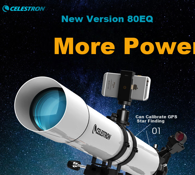 Xingtelang 80EQPro High-Definition, High-Magnification, Large-Aperture Professional Astronomical Telescope for Moon And Sky Observation, Student Science Education Birthday Gift 1