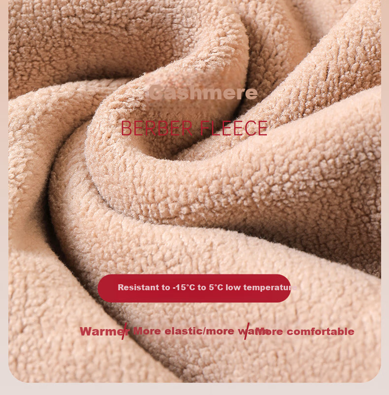 SNOWFLYING [Wool And Silk Knee Pads] New Autumn Men's Thermal Pants, Fleece-Lined Thick Knee Pads Cotton Pants Autumn Long Johns Cold-Proof 3XL 10