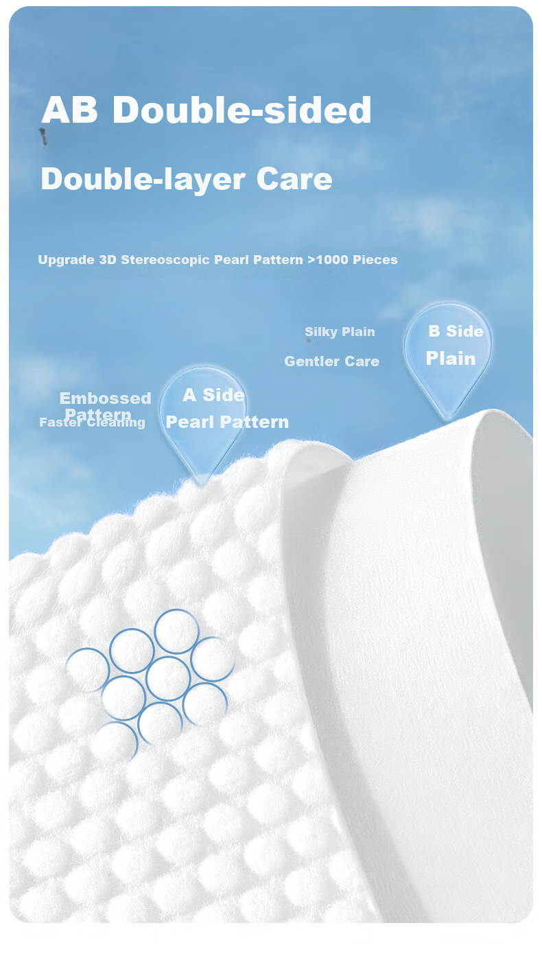 Zhiwuzhuyi Disposable Facial Cleansing Wipes, Hanging Dispenser Family Pack, Extra Large And Thick, Soft Cotton Wipes, Makeup Remover Towels, Face Cleaning Wipes 7