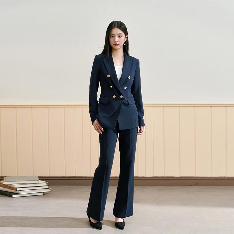 Miss Bird Premium Commuter Suit Set Women's Professional Formal Small Size Workplace Interview Elegant Blazer