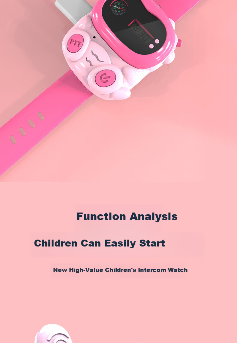 Jiabolan Children's Toy, Boys' Parent-Child Walkie Talkies Watch, for Ages 3-6, Rechargeable, for Boys And Girls Aged 8-12, Birthday Gift for Kids 7