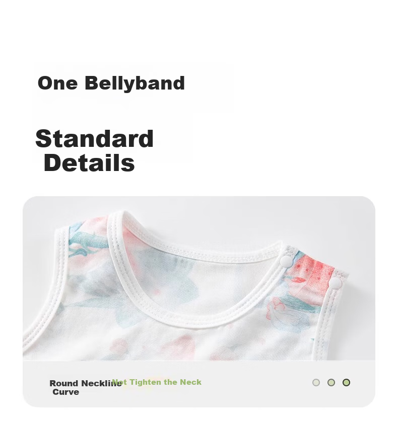 Beitaisi Belly Band for Infants, Summer Gauze Baby Belly Wrap, Newborn Clothes, Anti-Cold Vest, Essential Item 15