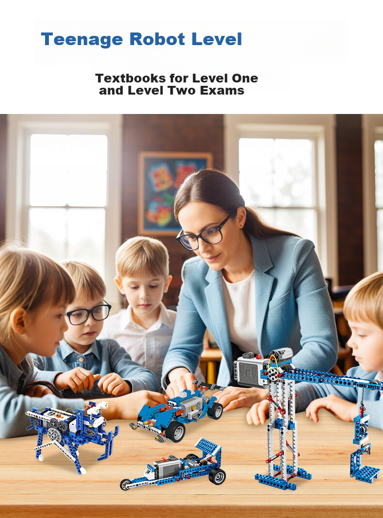 Miledao Coding AI Robot, Science And Education 9686, Electric Building Blocks, Educational Assembly Toy, Gift for Boys And Girls, Children's Day And Birthday Present 9