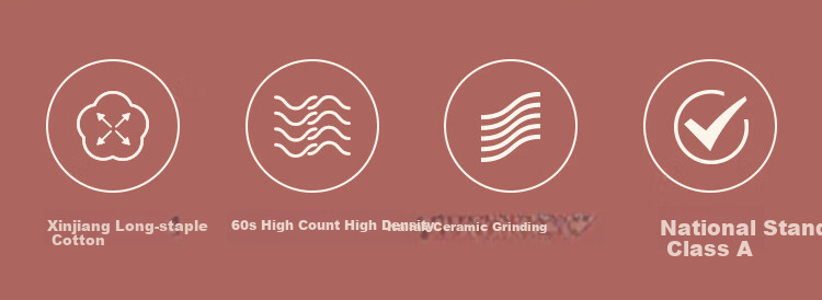 JD Original Italian Ceramic Brush Four-Piece Bedding Set, 60-Count Long-Staple Cotton Brushed Fabric Class A 100% Pure Cotton Bed Sheet Duvet Cover Bedding for Winter Warmth Single/double 1.5m Cinnamon Red 2