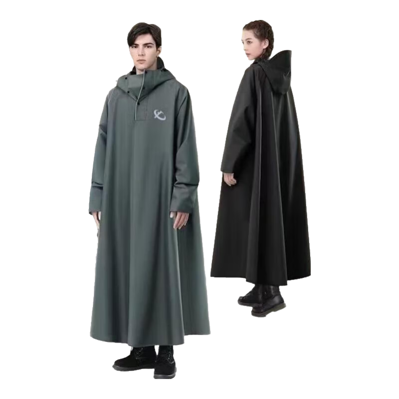 Cheguimu Electric Bicycle Raincoat, Single-Person One-Piece, for Electric Scooters And Bicycles, Riding Rain Poncho, Enlarged And Thickened, Storm-Proof Raincoat
