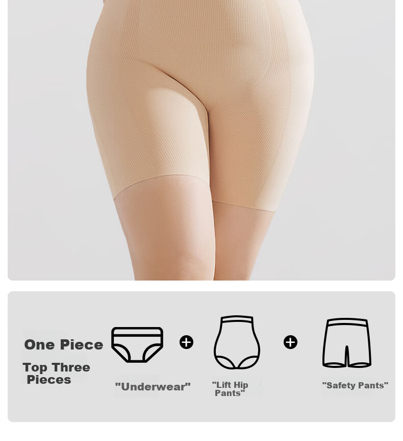 Guniangjia Tummy Control And Butt-Lifting Pants, No Need for Underwear, Seamless High-Waist Shaping, Comfortable Waist-Cinching Shapewear, Tummy Control for Plus Sizes 19