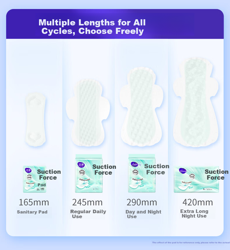 Jieting Disinfection-Grade Sanitary Napkins for Day And Night Use, Menstrual Pads, Breathable, 104 Pieces, White, Sold by JD Official Flagship Store 7