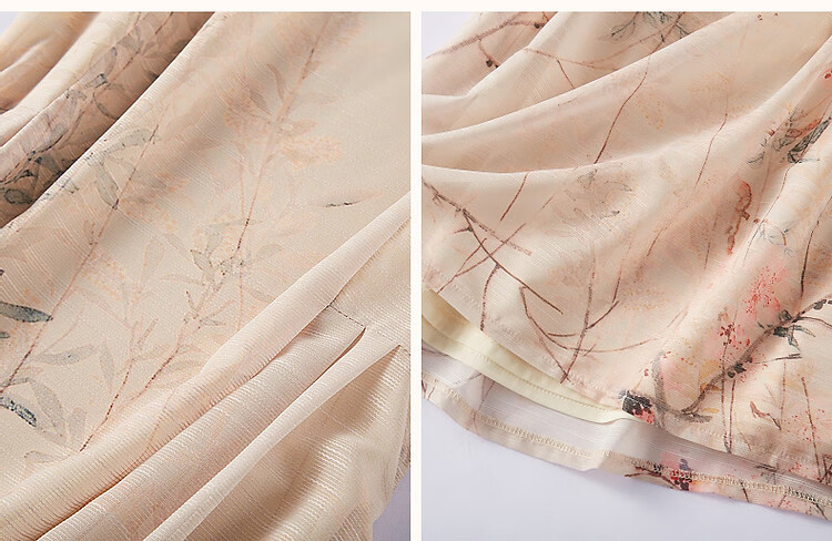 Dme [Gentle Weather Forecaster] Spring And Autumn Chinese-Style New Elegant Floral Print Sleeveless Vest Dress, Slim-Fit Women's Dress 8