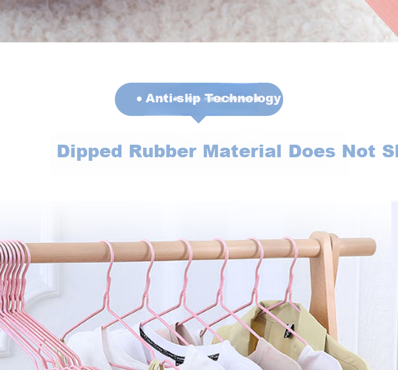 BingYouDuo Multi-Clip Baby Hanger Multifunctional Underwear and Socks Clip Baby Storage Drying Rack Children's Clothes Hanger 4