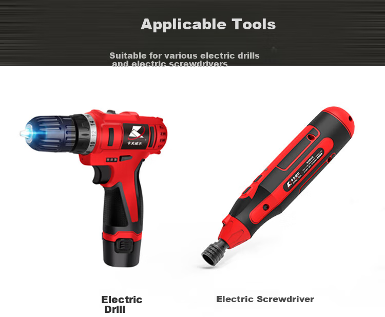 Kafuweier Long Straight-Headed Corner Bracket, Angle Converter Screwdriver, Electric Swivel Universal Right Angle 105 Degrees BS3684 7