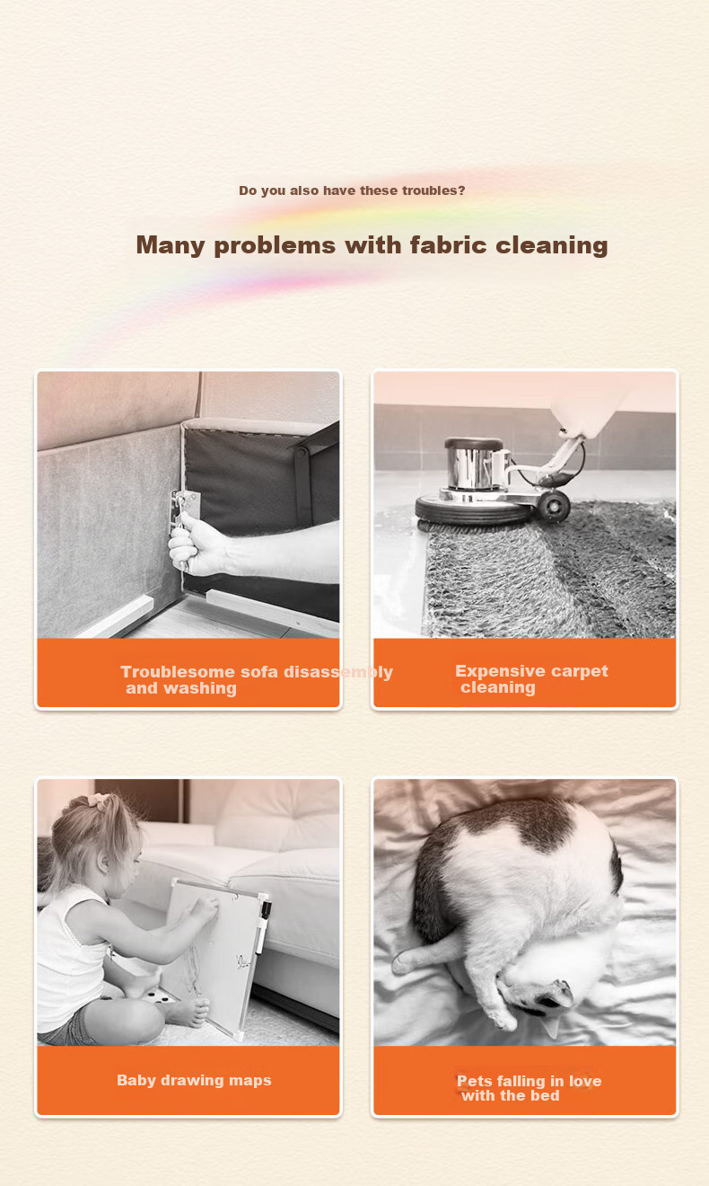 Yili Brand Fabric Cleaning Machine, Multi-Functional Household Cleaner, All-Purpose Housekeeping Tool for Home Carpets, Sofas, Curtains And Mattresses, Spray-Suction Integrated Machine with Strong Suction Power 6358 2