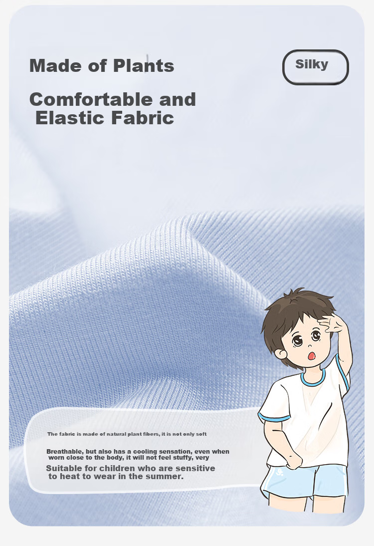 Jiusuiban Moisture-Wicking Children's Underwear for Boys, 7A Antibacterial Silk Gusset Boxer Briefs, Mesh Thin Sports Shorts for Older Kids 5