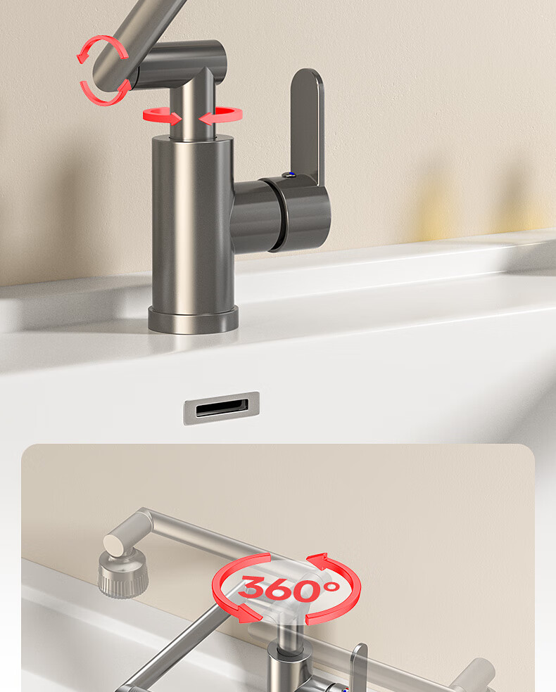 Denwalk [Germany] Household Faucet Cold and Hot Water Basin Sink Washbasin Single Cold Bathroom Basin 2